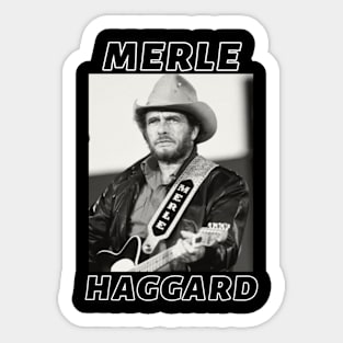 Merle Haggard Sticker